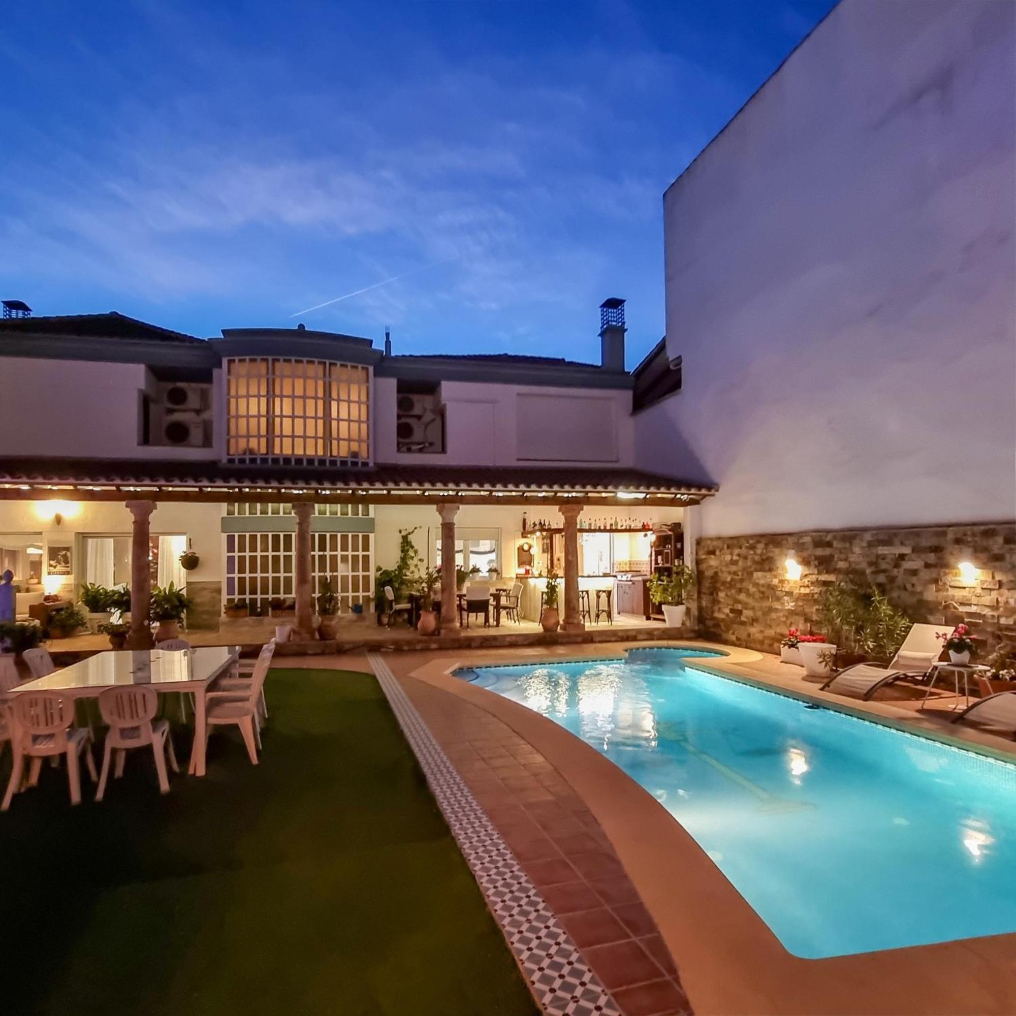 이요라 Casa De Amigos La Latina Con Piscina, Chimenea Y Barbacoa 빌라 외부 사진