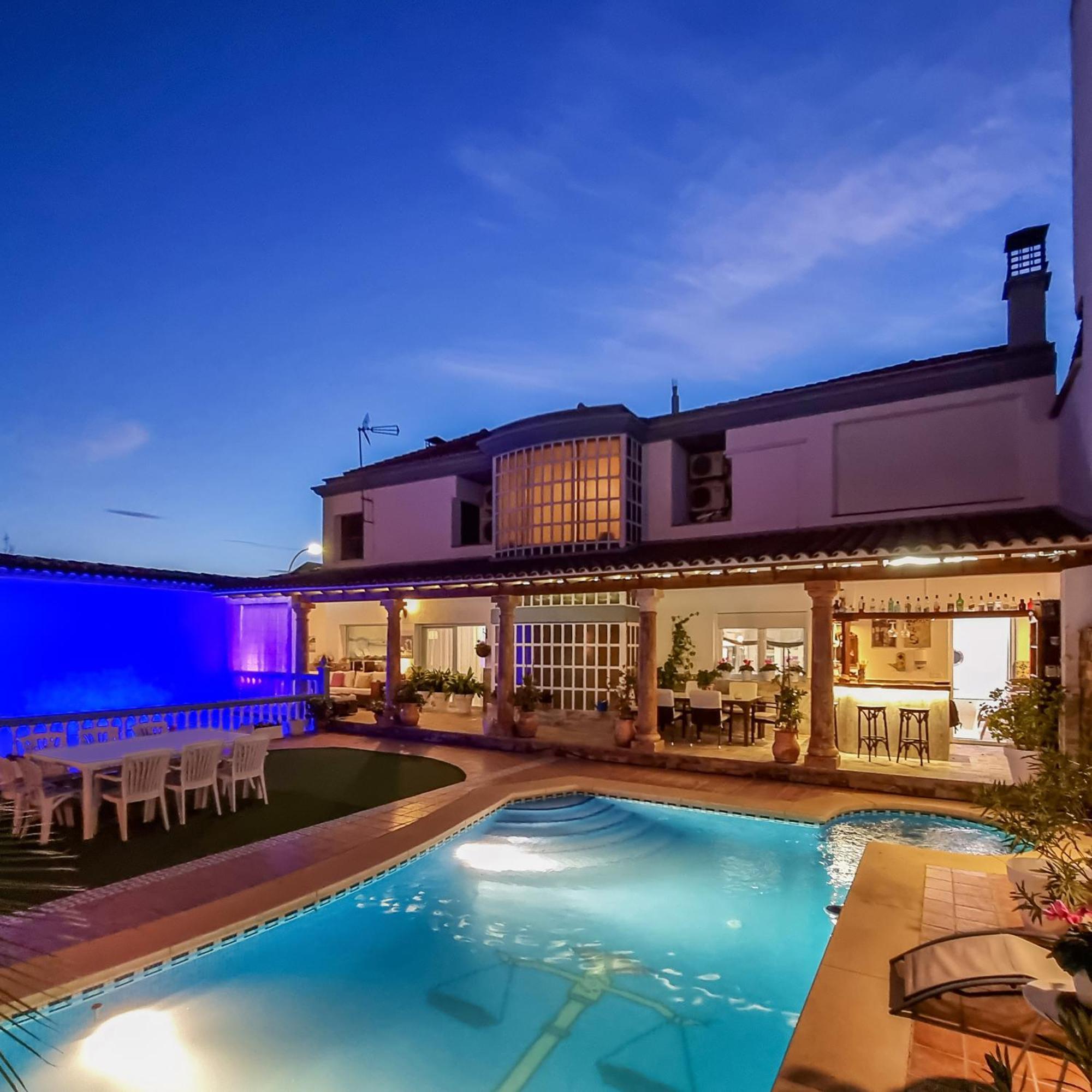 이요라 Casa De Amigos La Latina Con Piscina, Chimenea Y Barbacoa 빌라 외부 사진