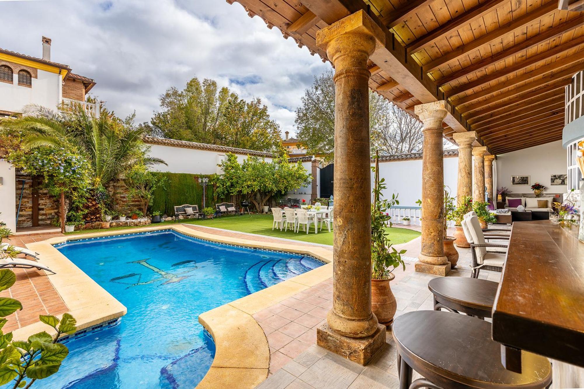 이요라 Casa De Amigos La Latina Con Piscina, Chimenea Y Barbacoa 빌라 외부 사진