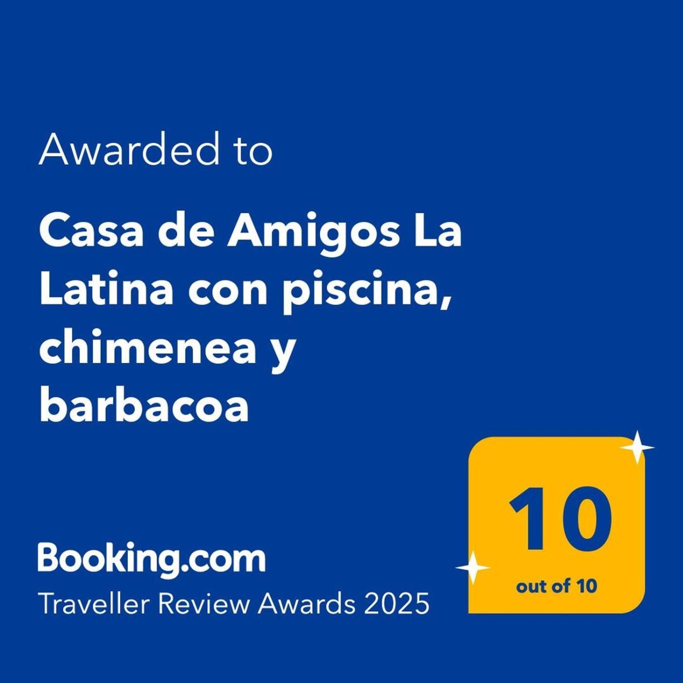 이요라 Casa De Amigos La Latina Con Piscina, Chimenea Y Barbacoa 빌라 외부 사진